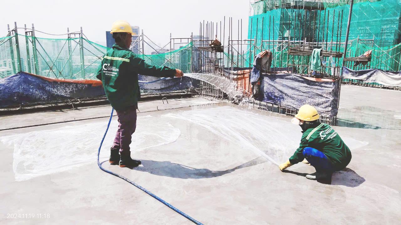 9. Công tác bảo dưỡng bê tông.