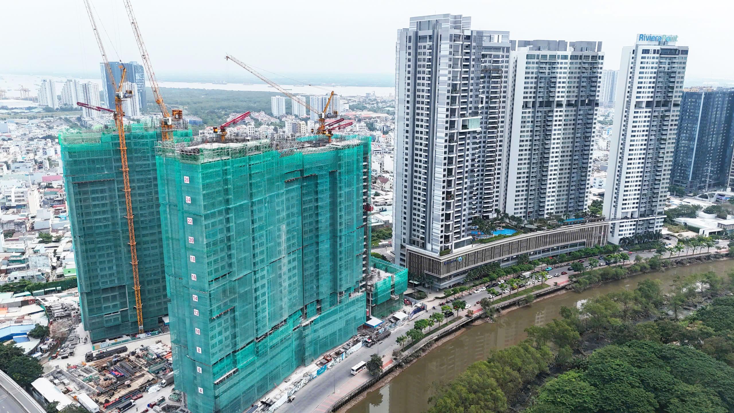 3. Toàn cảnh dự án nhìn từ cầu Phú Mỹ.