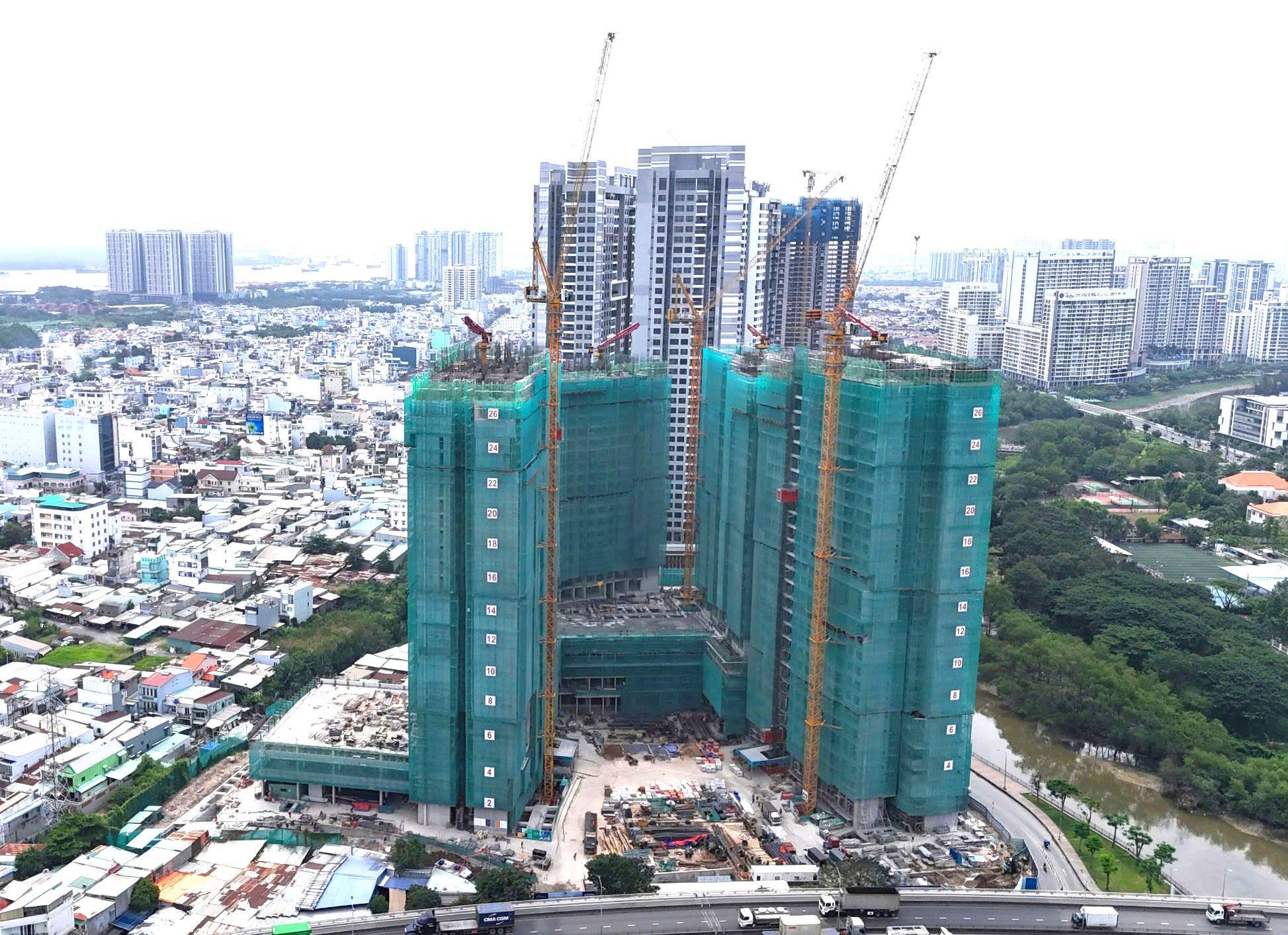 4. Toàn cảnh dự án nhìn từ cầu Phú Mỹ.