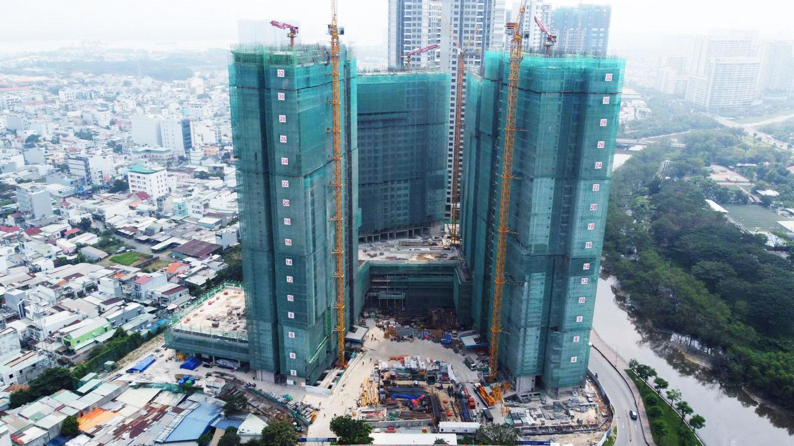 5. Toàn cảnh dự án nhìn từ cầu Phú Mỹ.