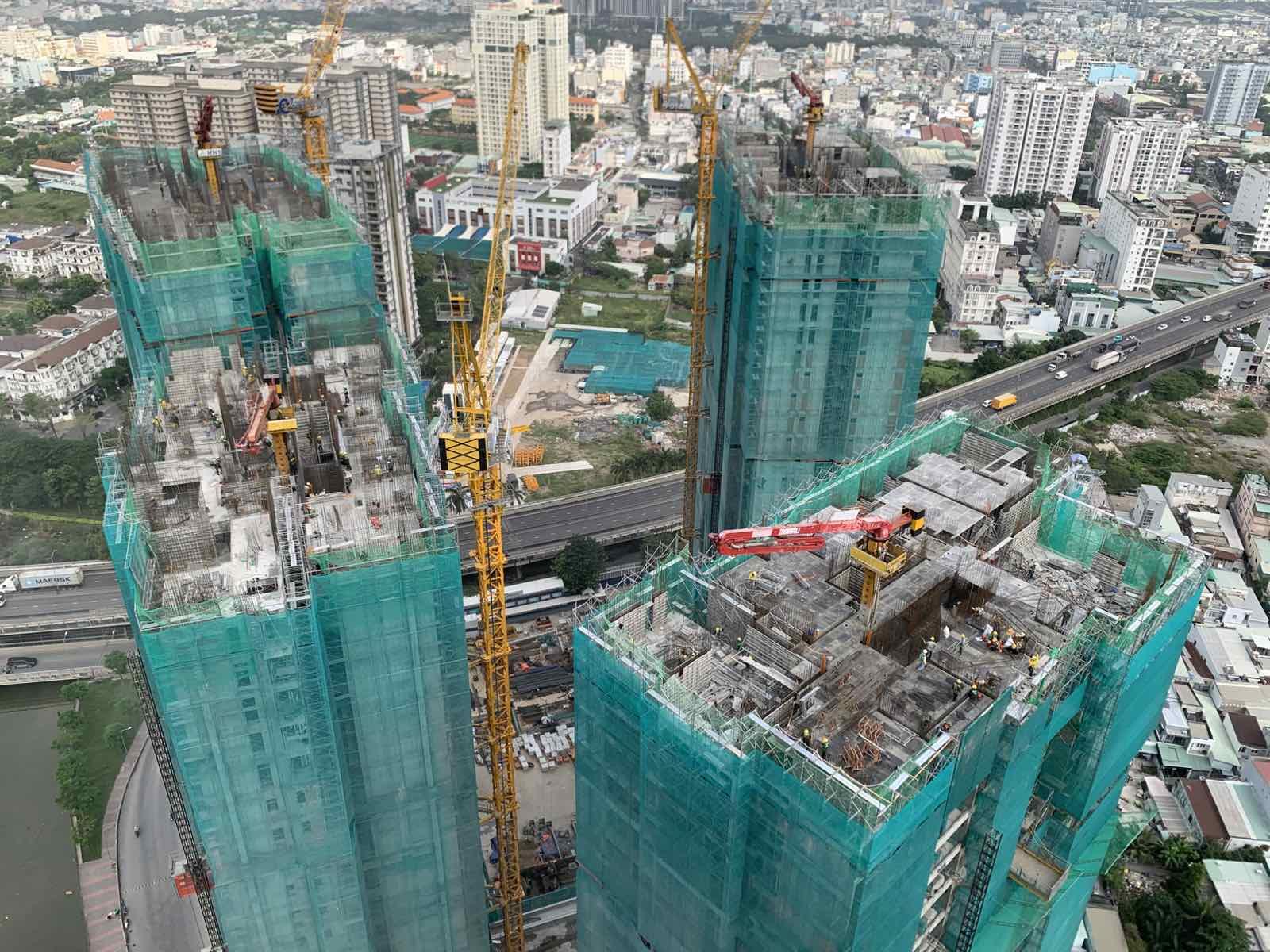 1. Toàn cảnh dự án nhìn từ đường Nguyễn Văn Tưởng.
