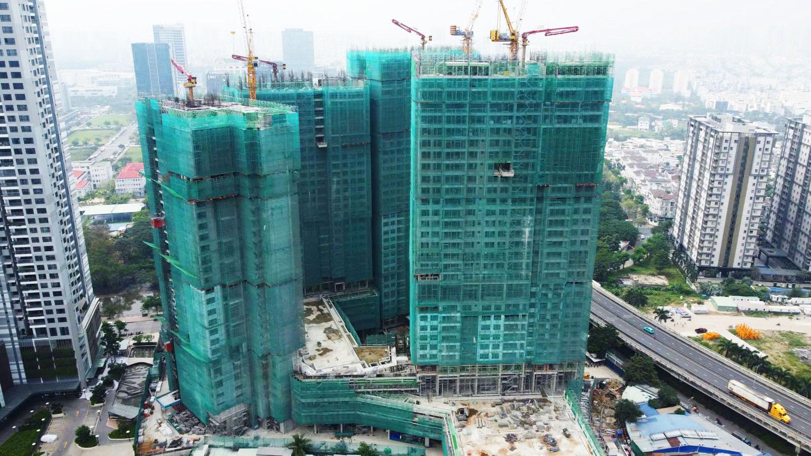 4. Toàn cảnh dự án nhìn từ đường Huỳnh Tấn Phát.