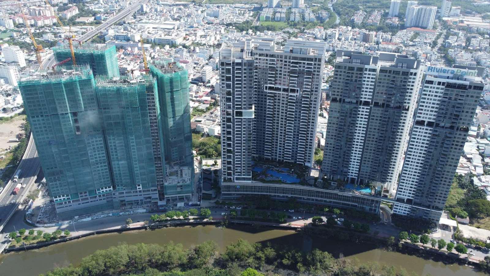 1. Toàn cảnh dự án nhìn từ đường Nguyễn Văn Tưởng.