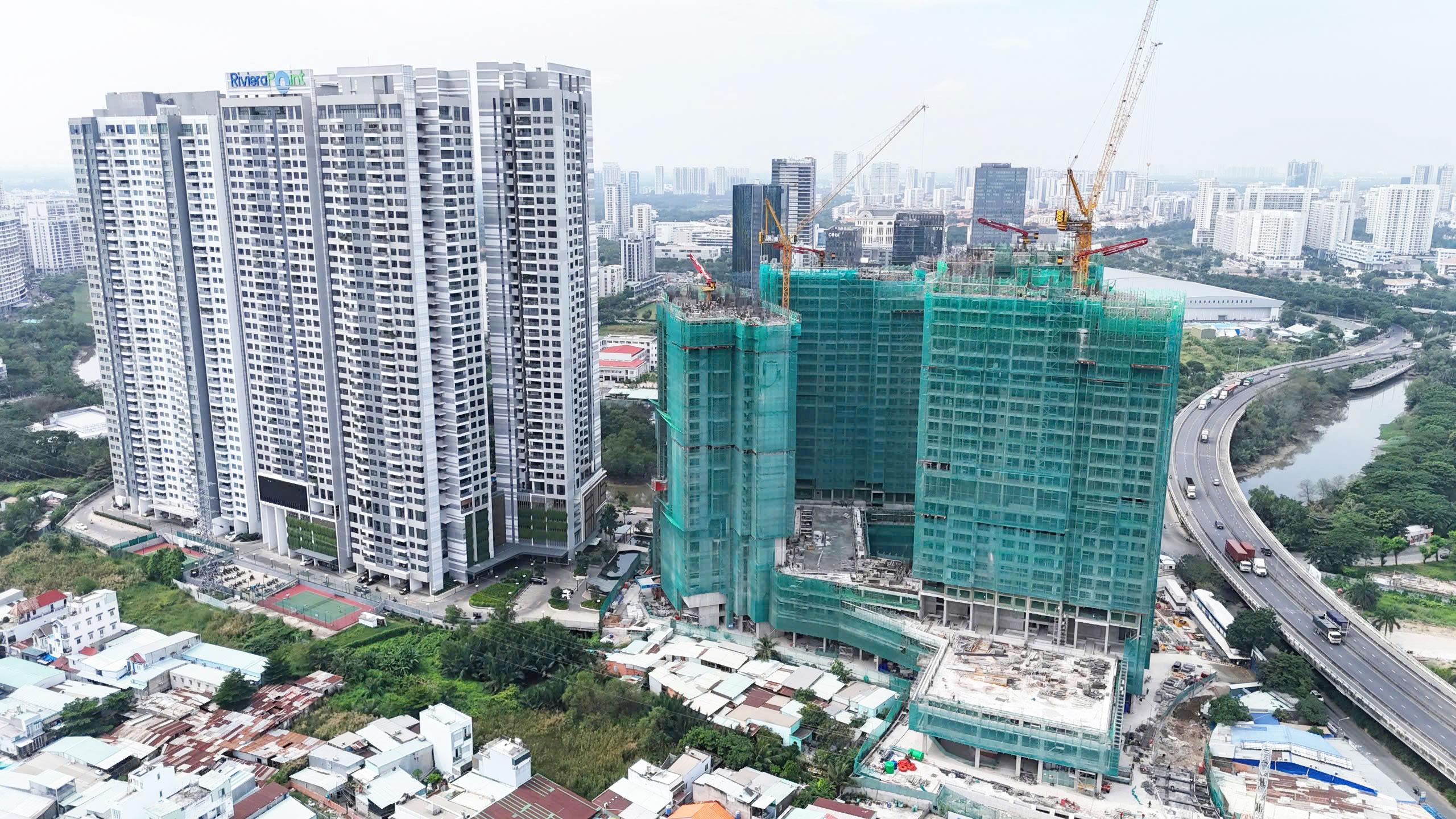 2. Toàn cảnh dự án nhìn từ đường Huỳnh Tấn Phát.