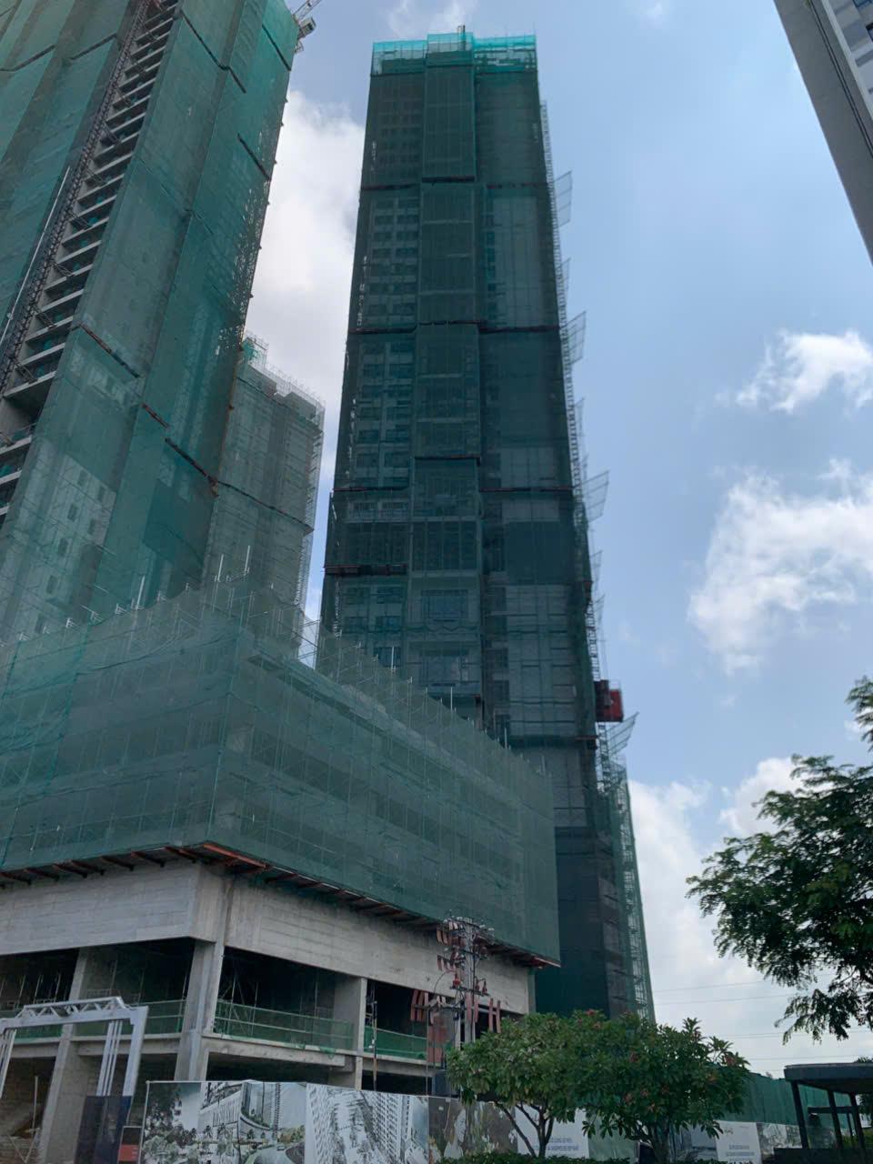 4. Hoàn thành công tác bê tông dầm sàn Tầng 40, TF, RF tại Tháp 9.