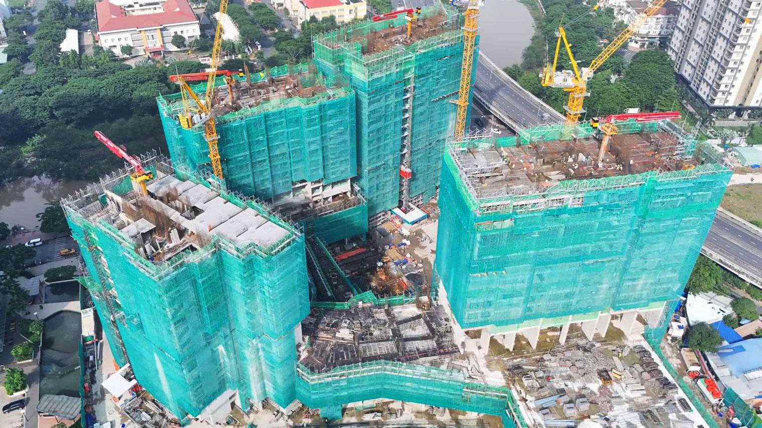 2. Toàn cảnh dự án nhìn từ đường Huỳnh Tấn Phát.