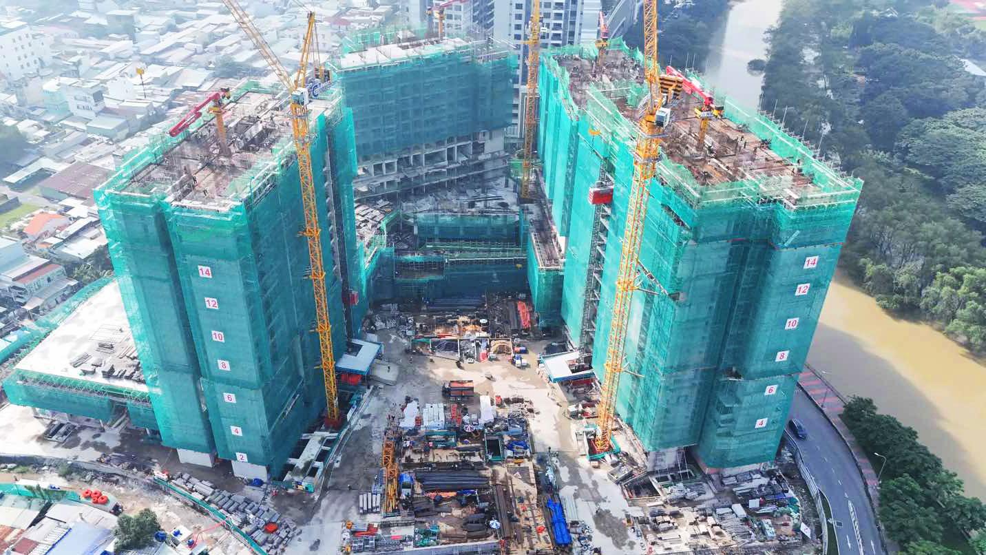 3. Toàn cảnh dự án nhìn từ cầu Phú Mỹ.