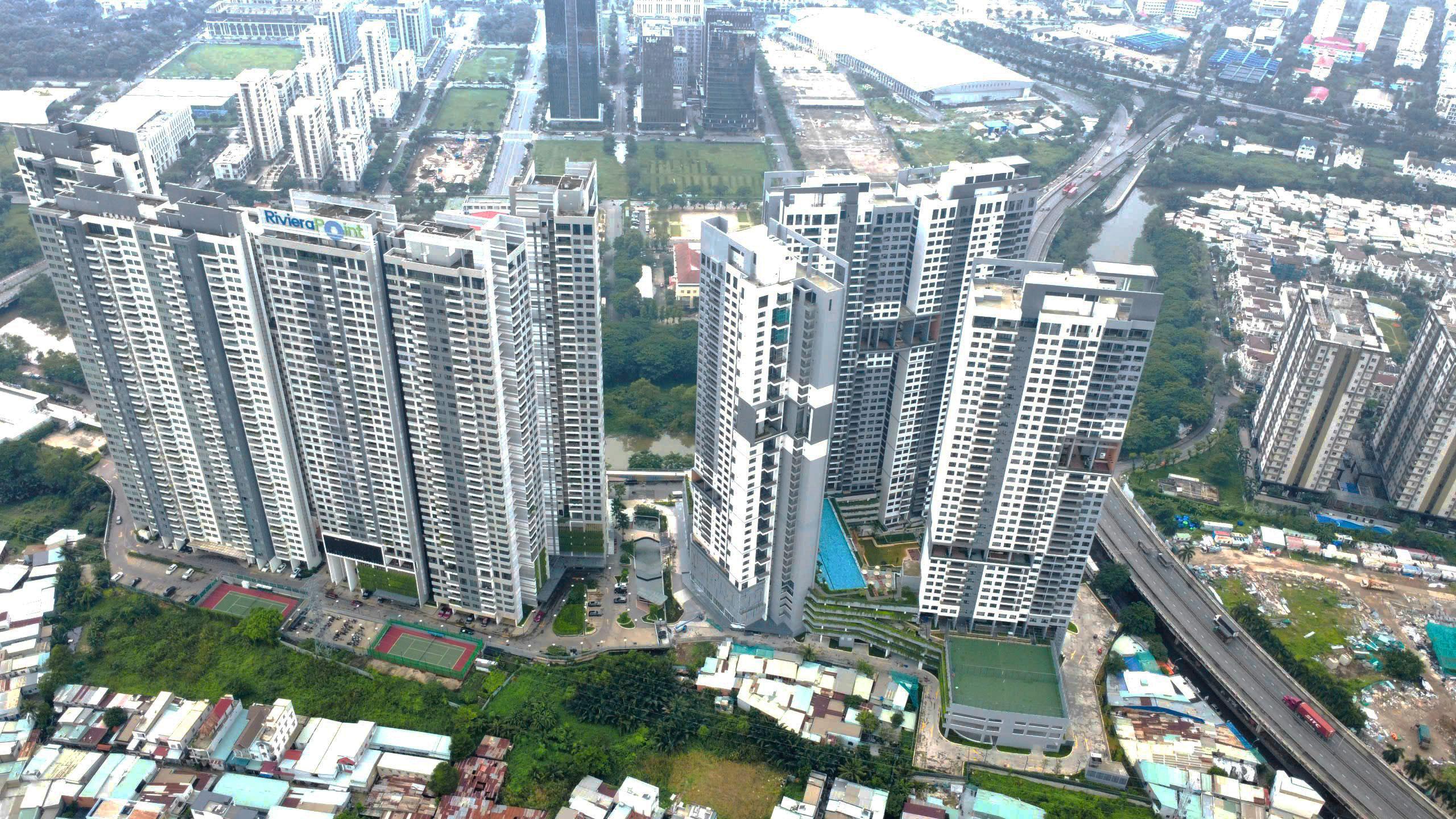 2. Toàn cảnh dự án nhìn từ đường Huỳnh Tấn Phát.